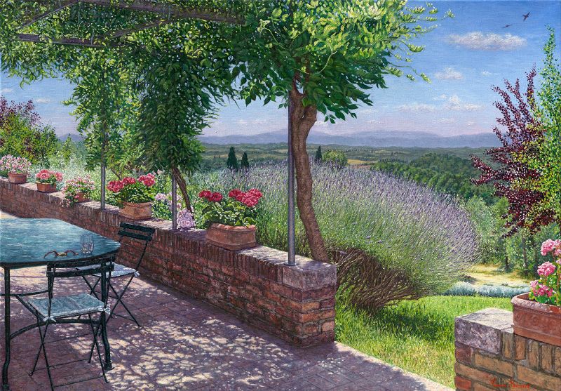 ITALIAN SCENES -  The Terrace/Tuscan Summer