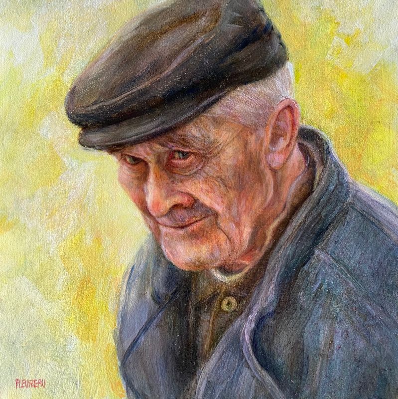 Old man with cap