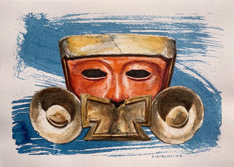 Mascara ceremonial (Teotihuacán)
