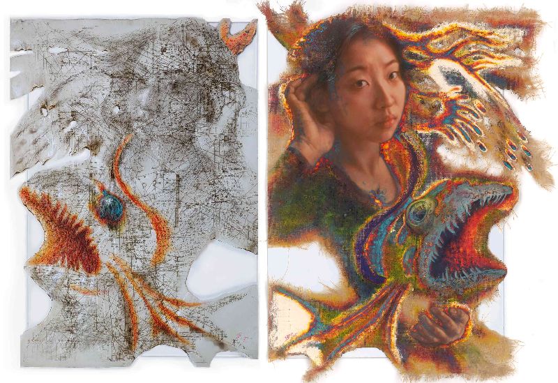 BEASTS VI - Raphael, Diptych BEASTS VI - Raphael, Diptych