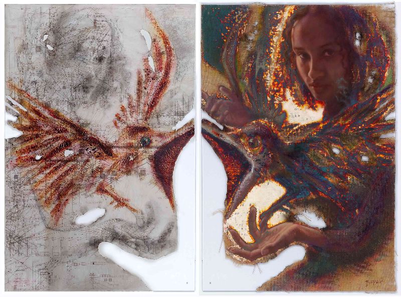 BEASTS II, Diptych BEASTS II, Diptych