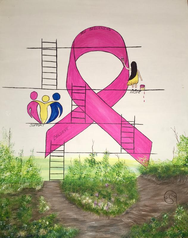 El camino al éxito, dedicada al cancer del seno.