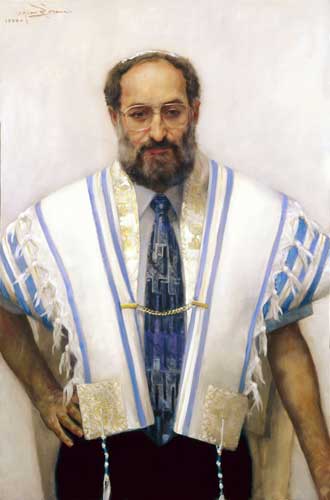 Portrait of Dr. John Fischer, Rabbi