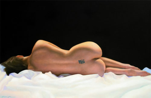 Série Arte à Flôr da Pele XXV - Matisse sobre pele II