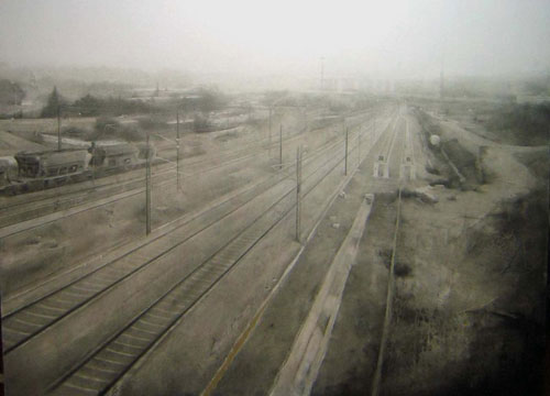 Niebla hacia la estación